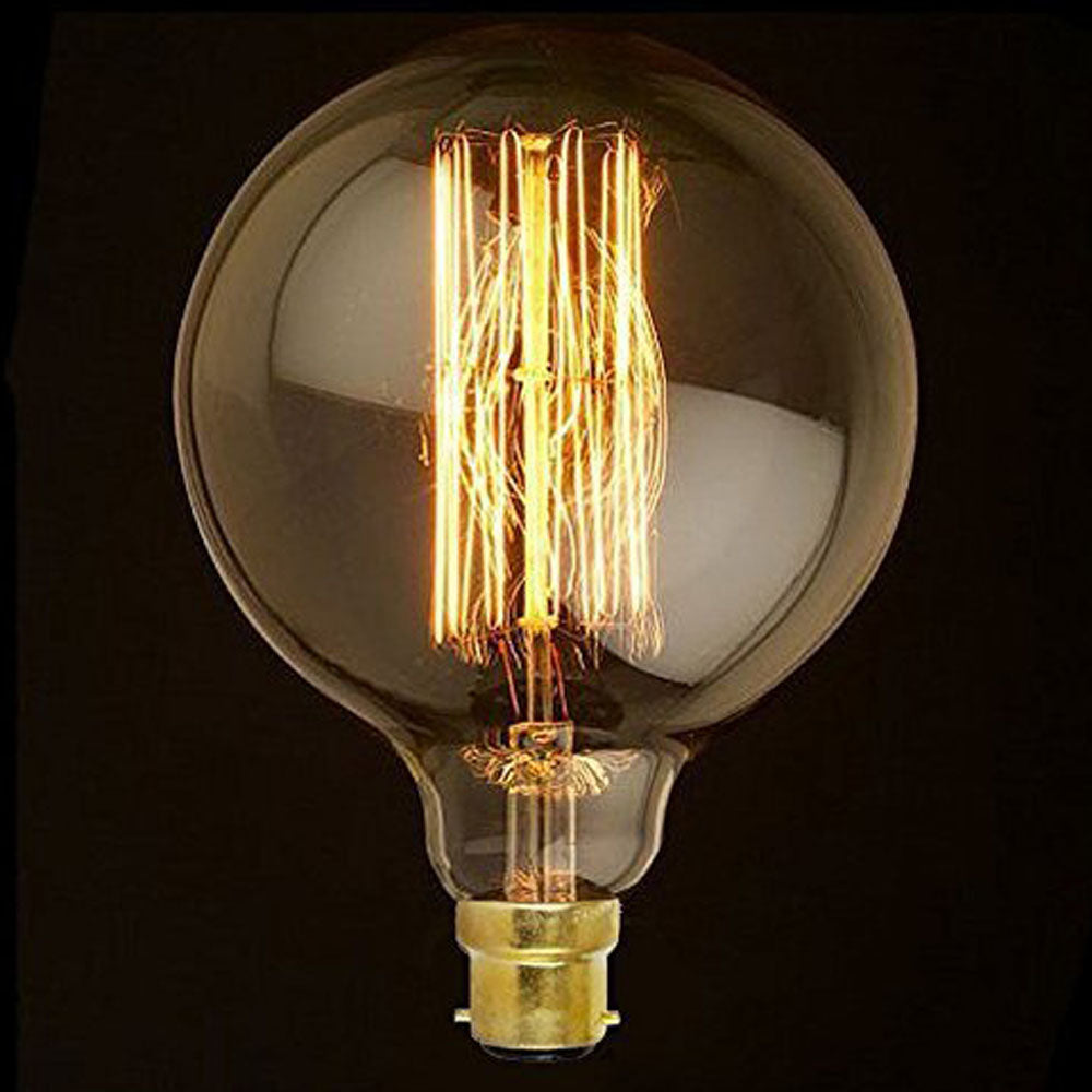 B22 G125 40W Vintage Retro Industrial Filament Bulb