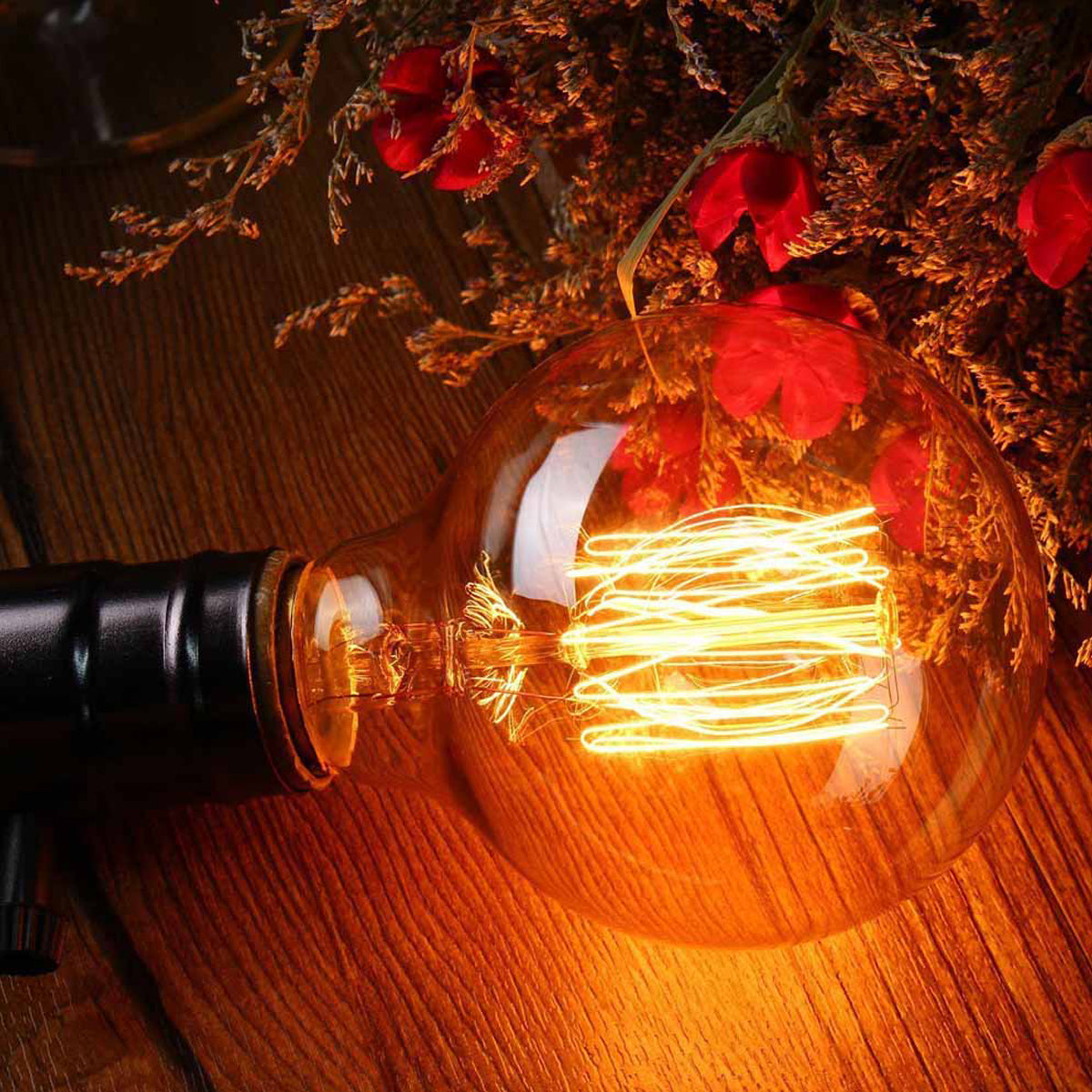 G95 B22 60W Dimmable Retro Globe Vintage Industrial Bulb
