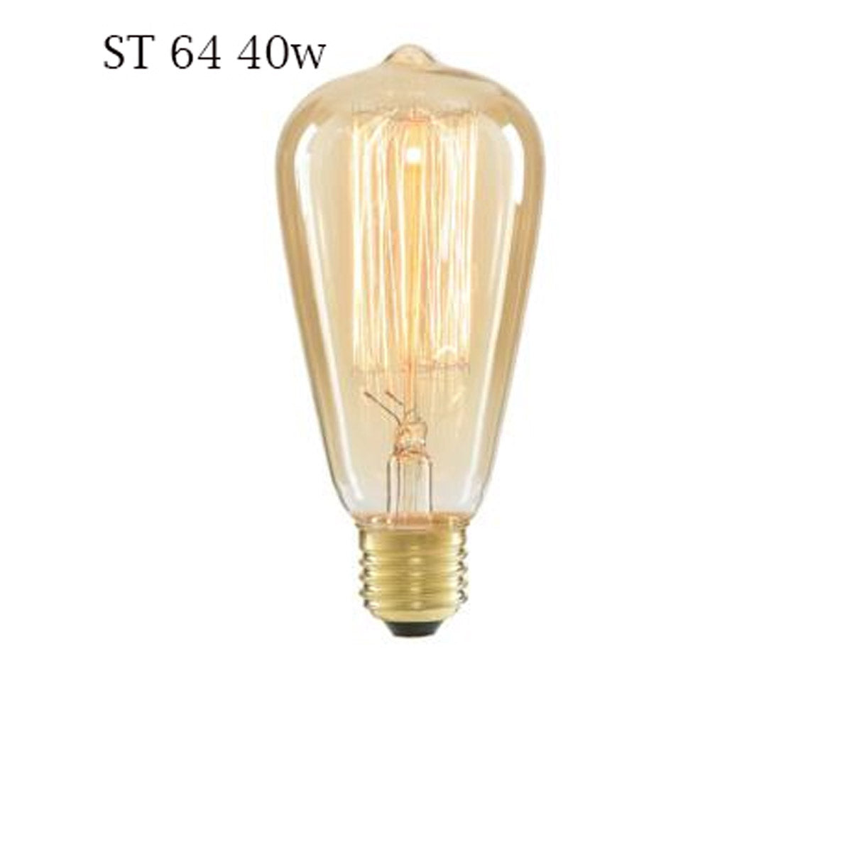 E27 Screw 40W ST64 Filament Edison Light Bulb