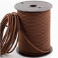 2 Core Covered Wire Pendant Light Cable Braided Flex Light Brown