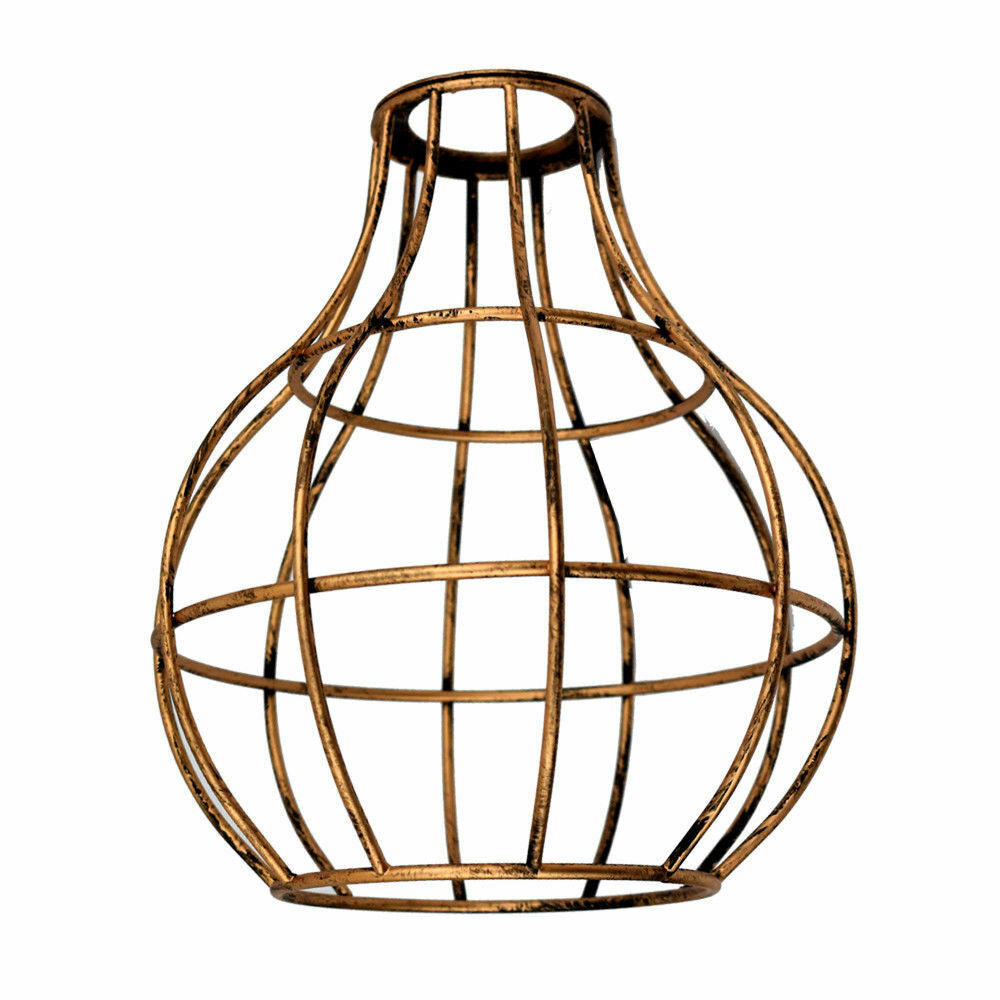 Easy Fit Pendant Light Shade Metal Cage Drum Lampshade Pendant Lamp / Ceiling