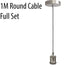 Retro Industrial Vintage Pendant Ceiling Rose Fitting E27 Lamp Bulb Holder For Bar, Bedroom, Conservatory, Dining Room~1282 - electricalsone UK Ltd