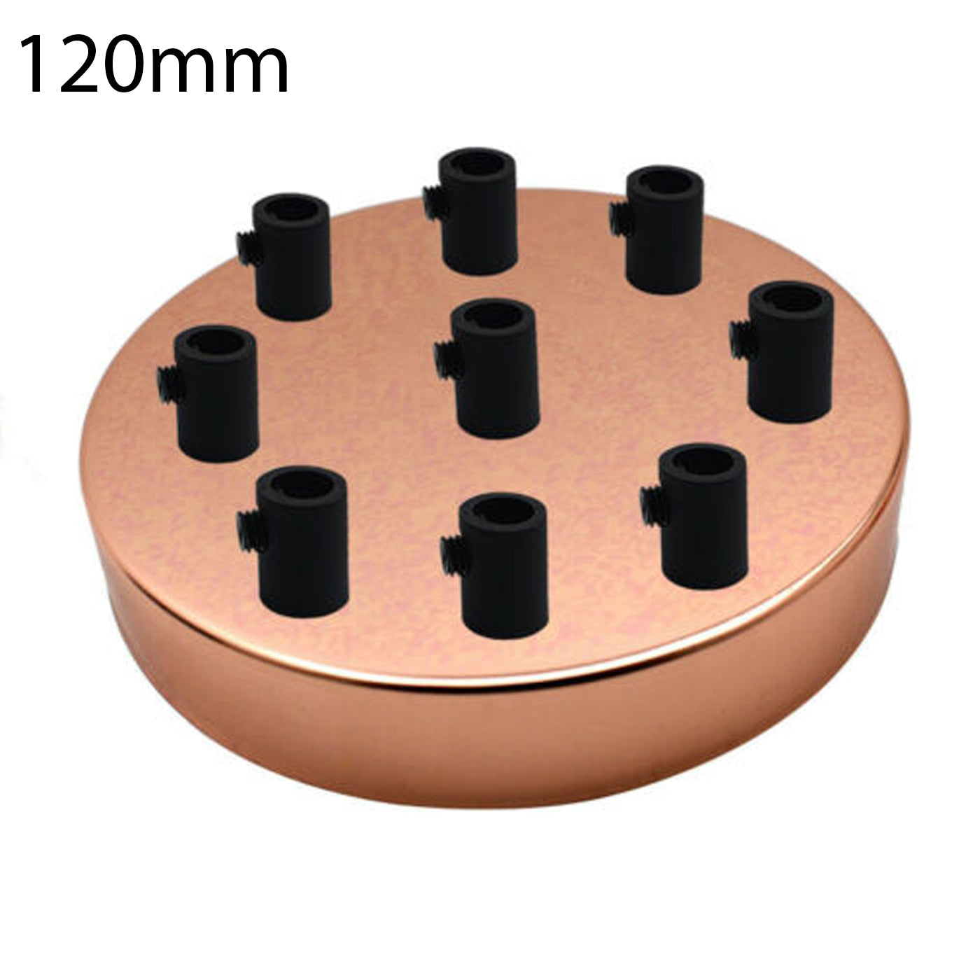 Electricalsone industrial Vintage Multi Outlet Metal side fitting Ceiling Rose 120x25mm