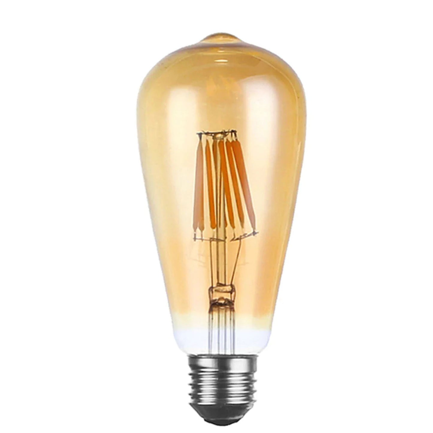 Industrial Dimmable ST64 E27 8W Vintage LED Light Filament Bulbs