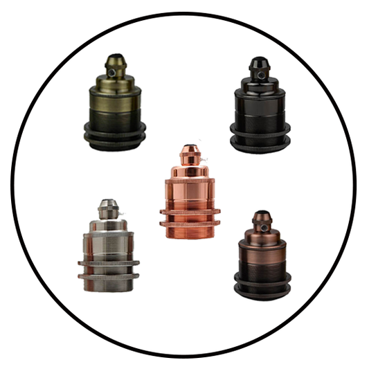 ES E27 Edison Screw Cap Socket Fitting Pendant Ceiling Light Lamp Bulb Holder