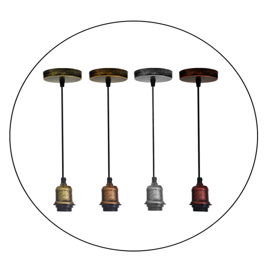 Ceiling Lamp Pendant Light Fitting Metal Lamp Holder E27~1128