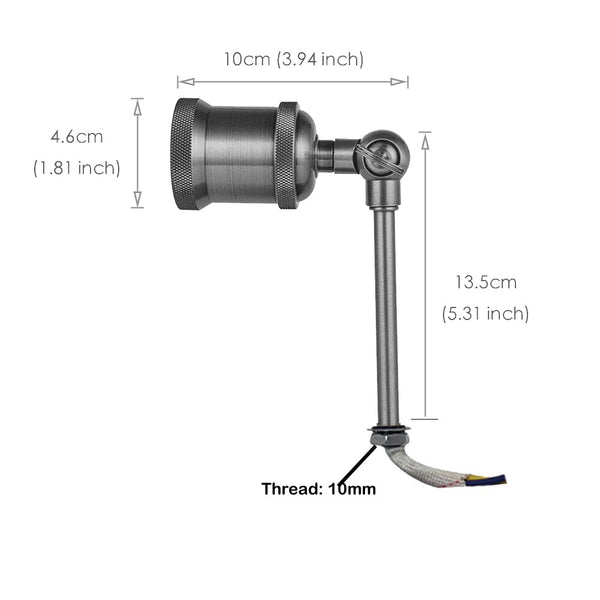 Wall Lamp Holders Single Arm Wall Lights ElectricalSone