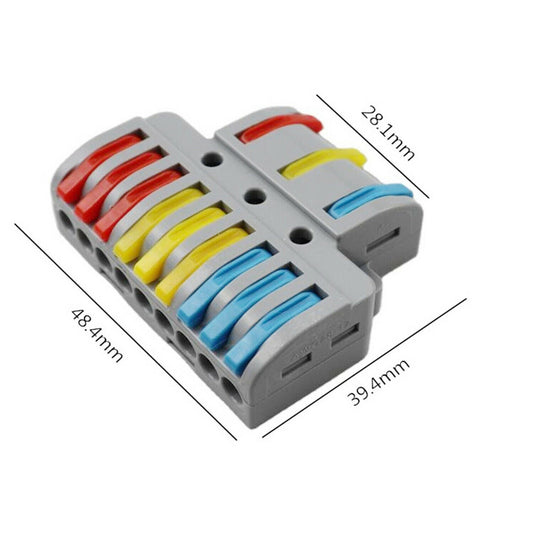 3 in 9 Out Conductors Wire Connectors electrical connectors wire connector cable connector blocks