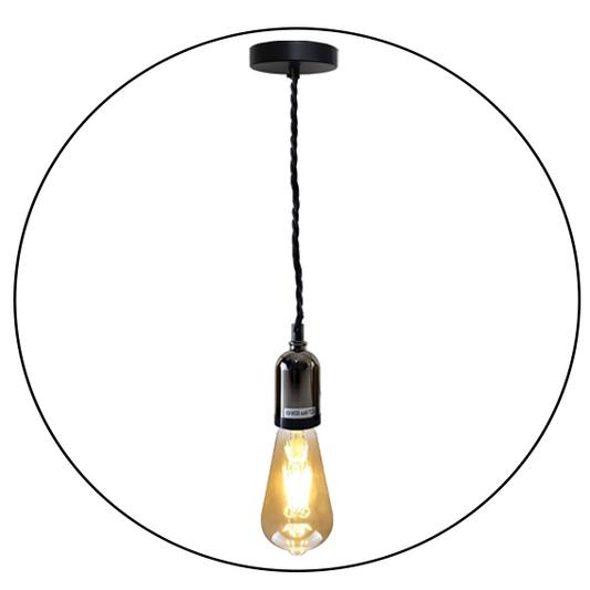 ceiling light holders Modern industrial E27 Ceiling Hanging Pendant light.