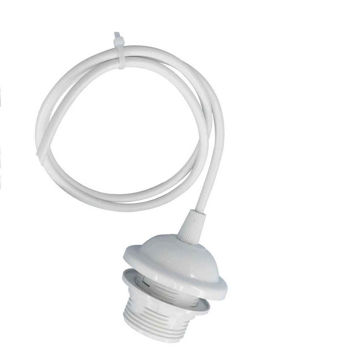 E27 colour umbrella holder PVC 2 core with 1m cable for lighting