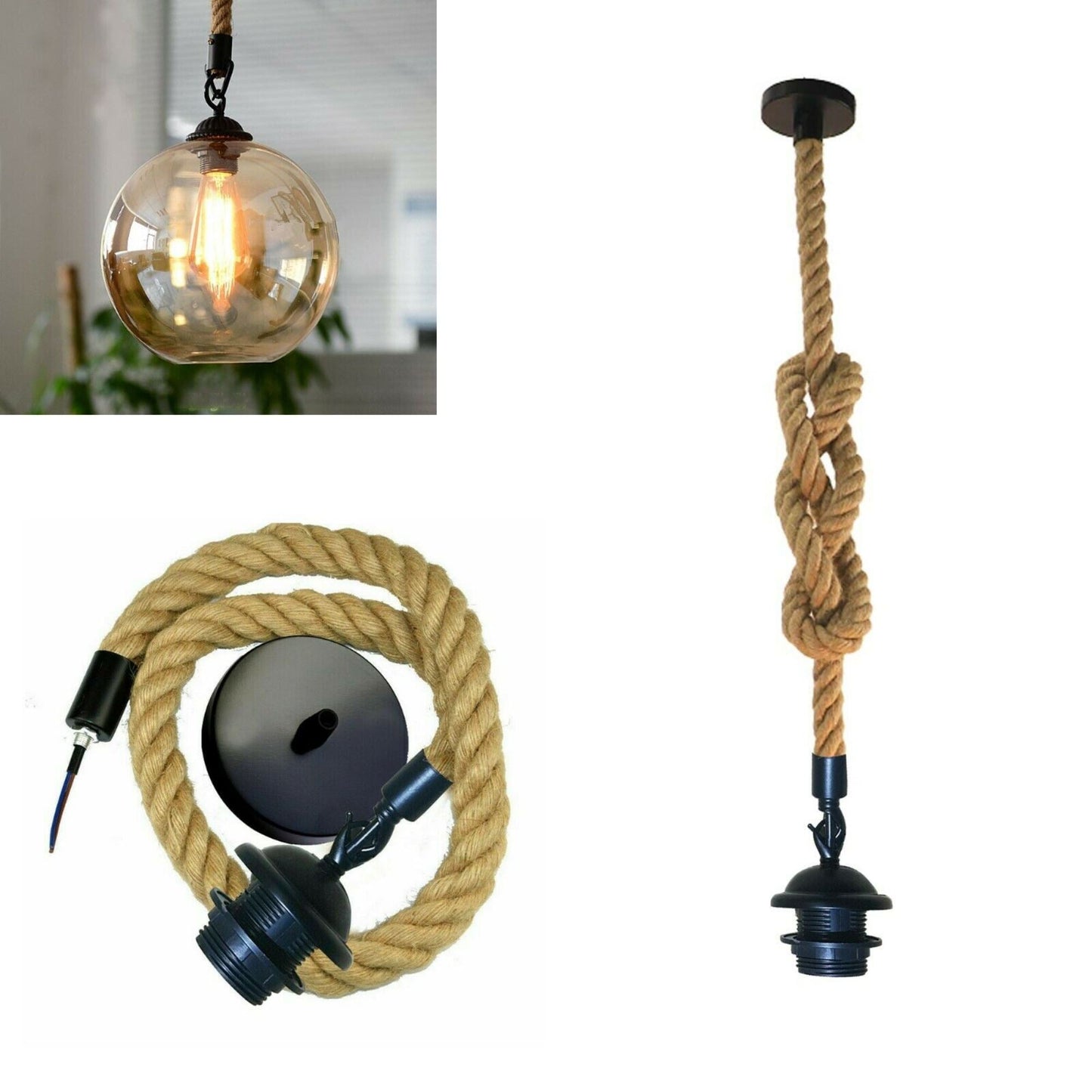 lamp holder wiring nice for rural style home decoration.