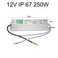 DC 12V 10W - 300W IP67 Waterproof LED Transformer Driver Power Supply