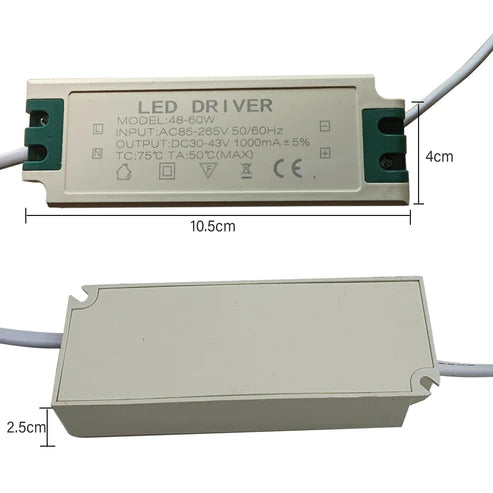 Constant Current 600mA High Power DC Connector Power Supply LED Ceiling light