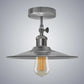 Adjustable Semi Flush Mount Metal Ceiling Light Pendant Light With Shade