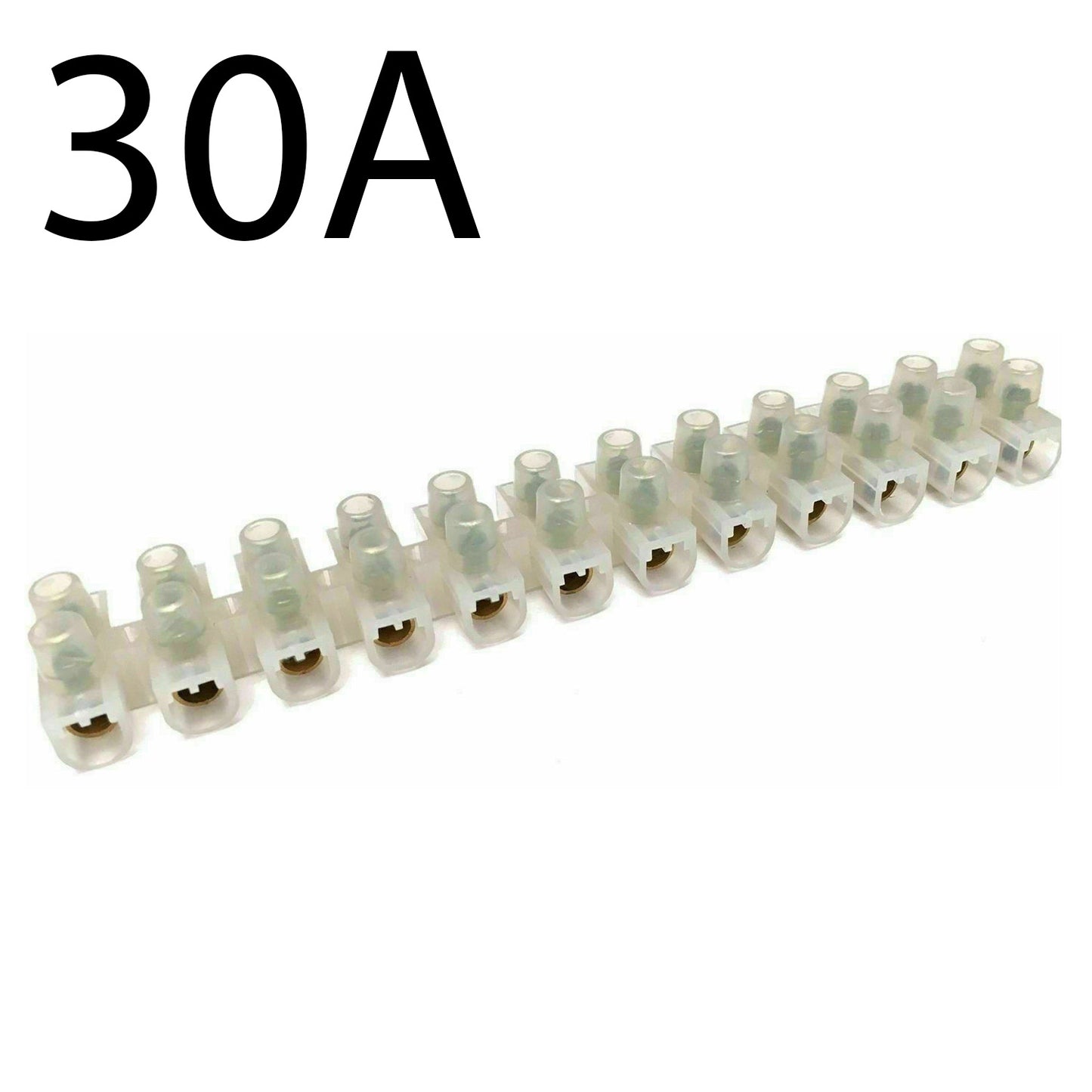 12 Way cable connector Terminal blocks white Connector Strip