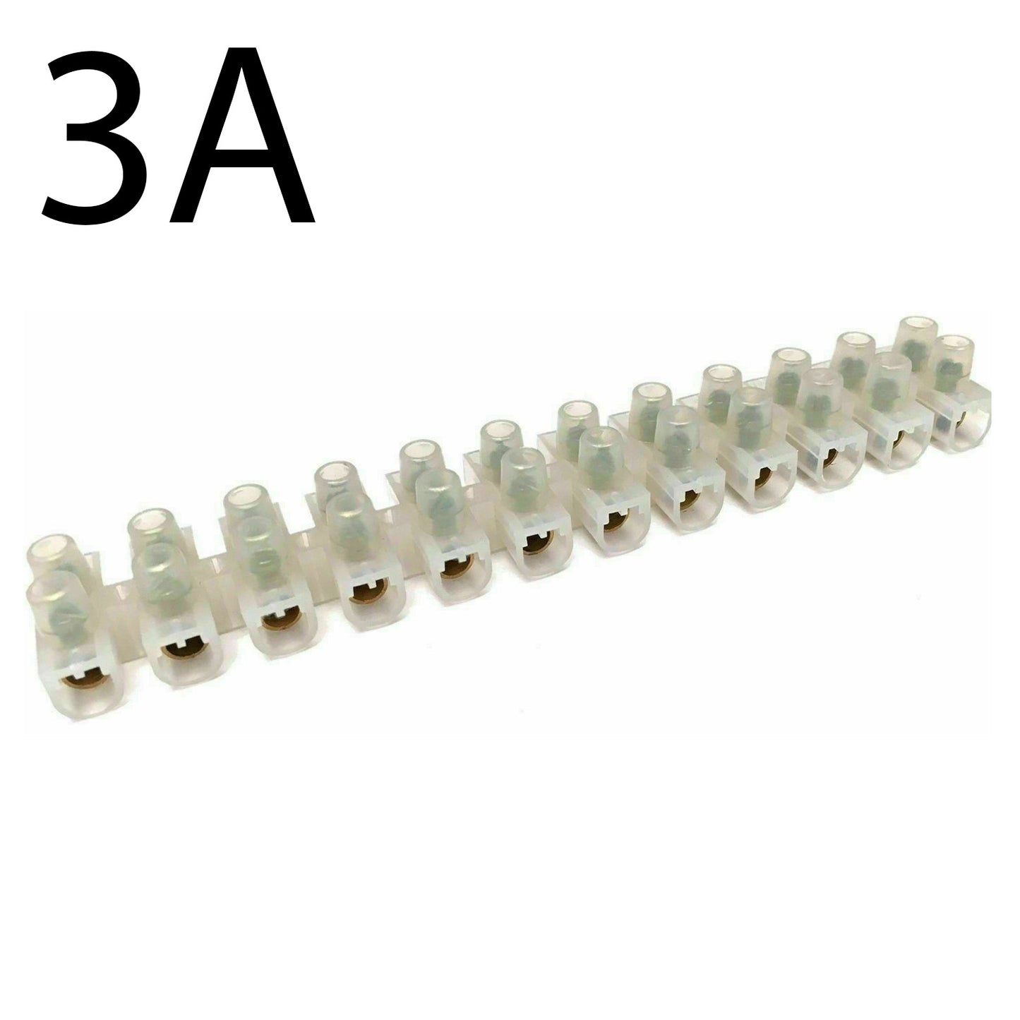 12 Way cable connector Terminal blocks white Connector Strip