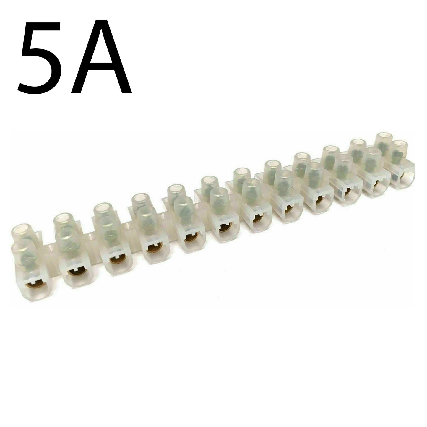 12 Way cable connector Terminal blocks white Connector Strip