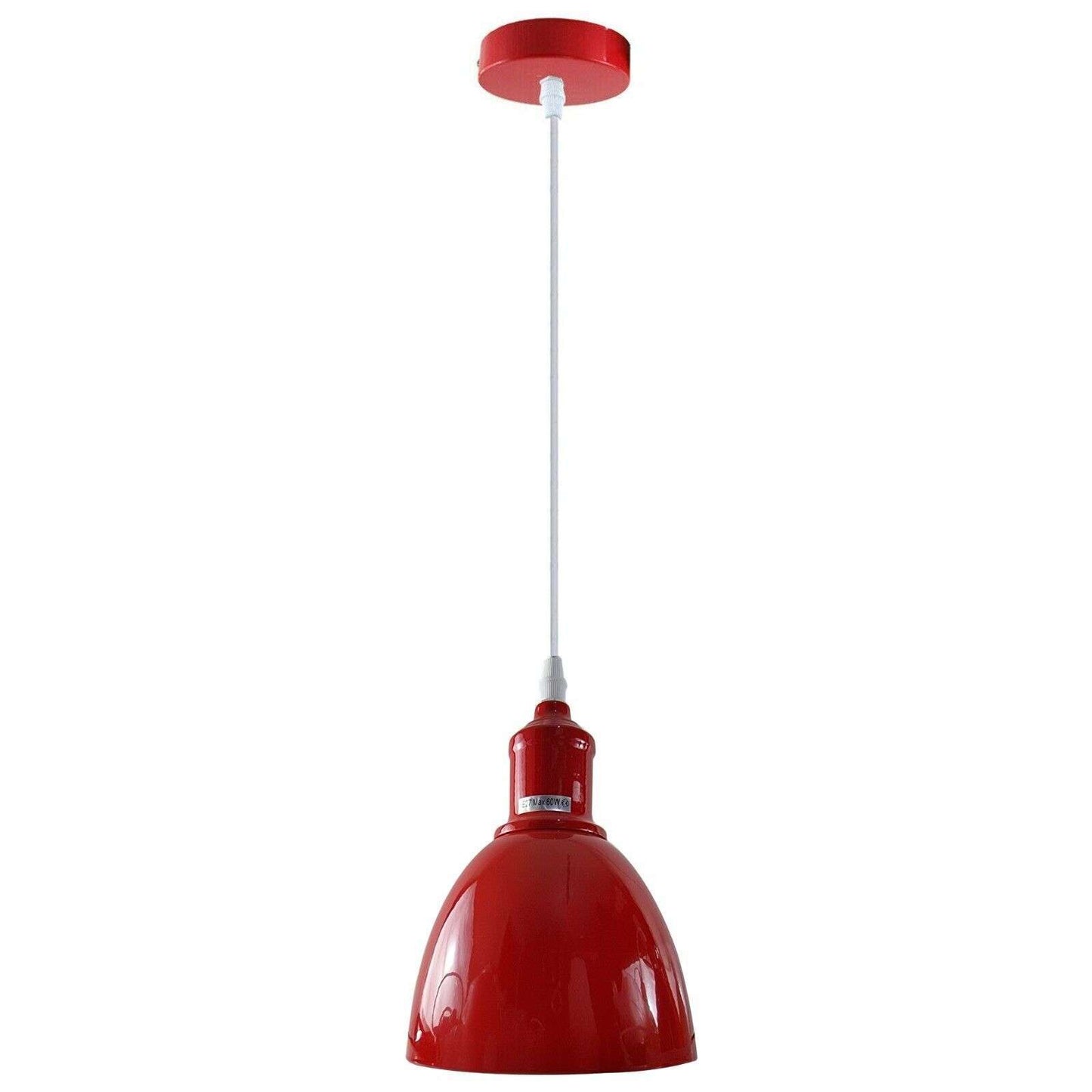 Industrial Vintage Retro Adjustable Ceiling Various Colours Pendant Light .