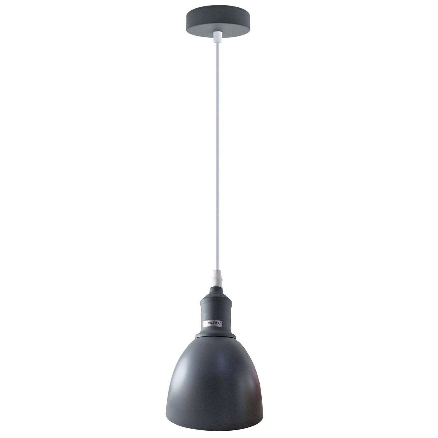 Industrial Vintage Retro Adjustable Ceiling Various Colours Pendant Light .