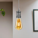Edison E27  Light Bulb Holder Metal Screw Cap Industrial Lamp Antique Style