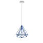 Vintage Industrial Diamond Cage Ceiling Pendant Light