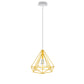 Vintage Industrial Diamond Cage Ceiling Pendant Light