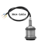 Vintage Industrial Metal E27 Lamp Holder with 30cm Cable