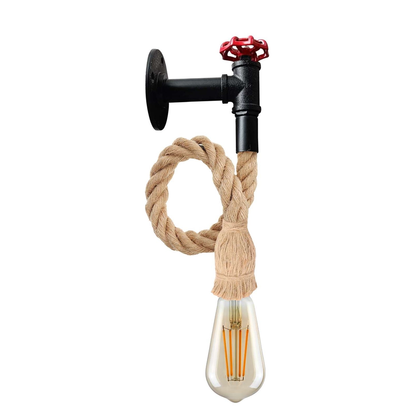 Retro Hemp rope Ceiling Pendant Light