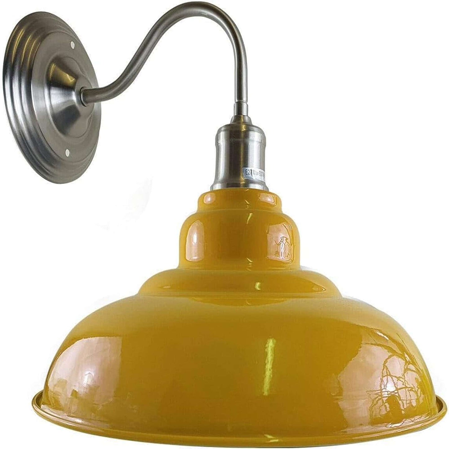 Modern Industrial Indoor Wall Light Fitting Painted Metal Lounge Lamp