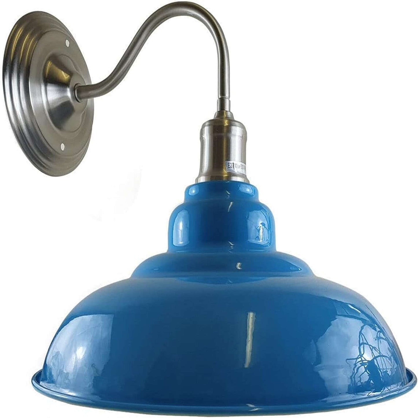 Modern Industrial Indoor Wall Light Fitting Painted Metal Lounge Lamp