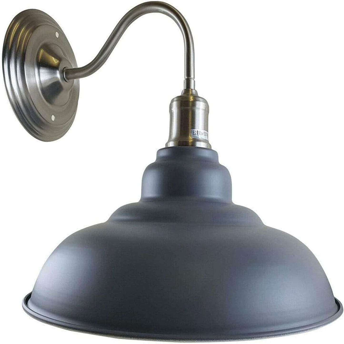 Modern Industrial Indoor Wall Light Fitting Painted Metal Lounge Lamp