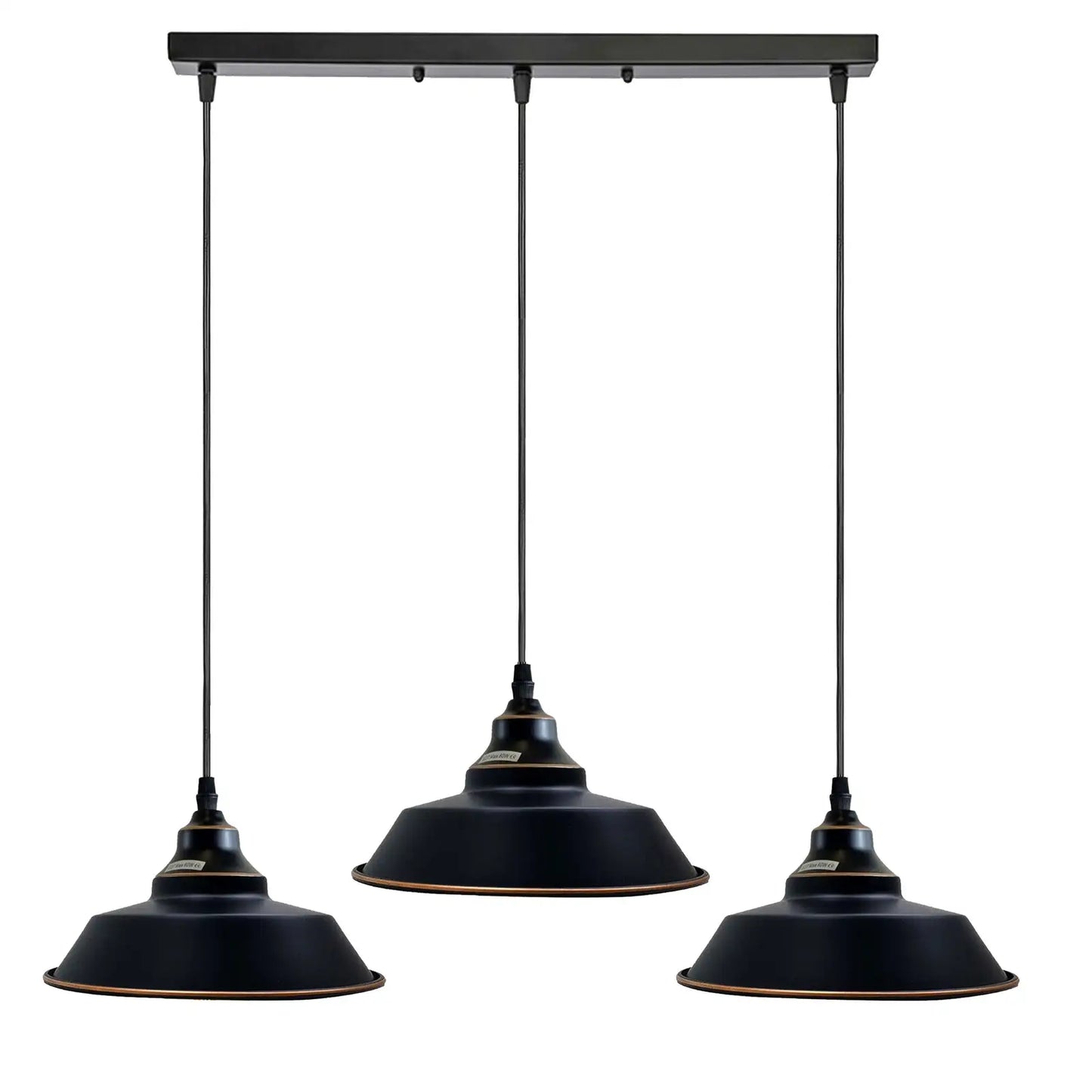 Vintage Metal shade 3 head E27 Ceiling Pendant lights