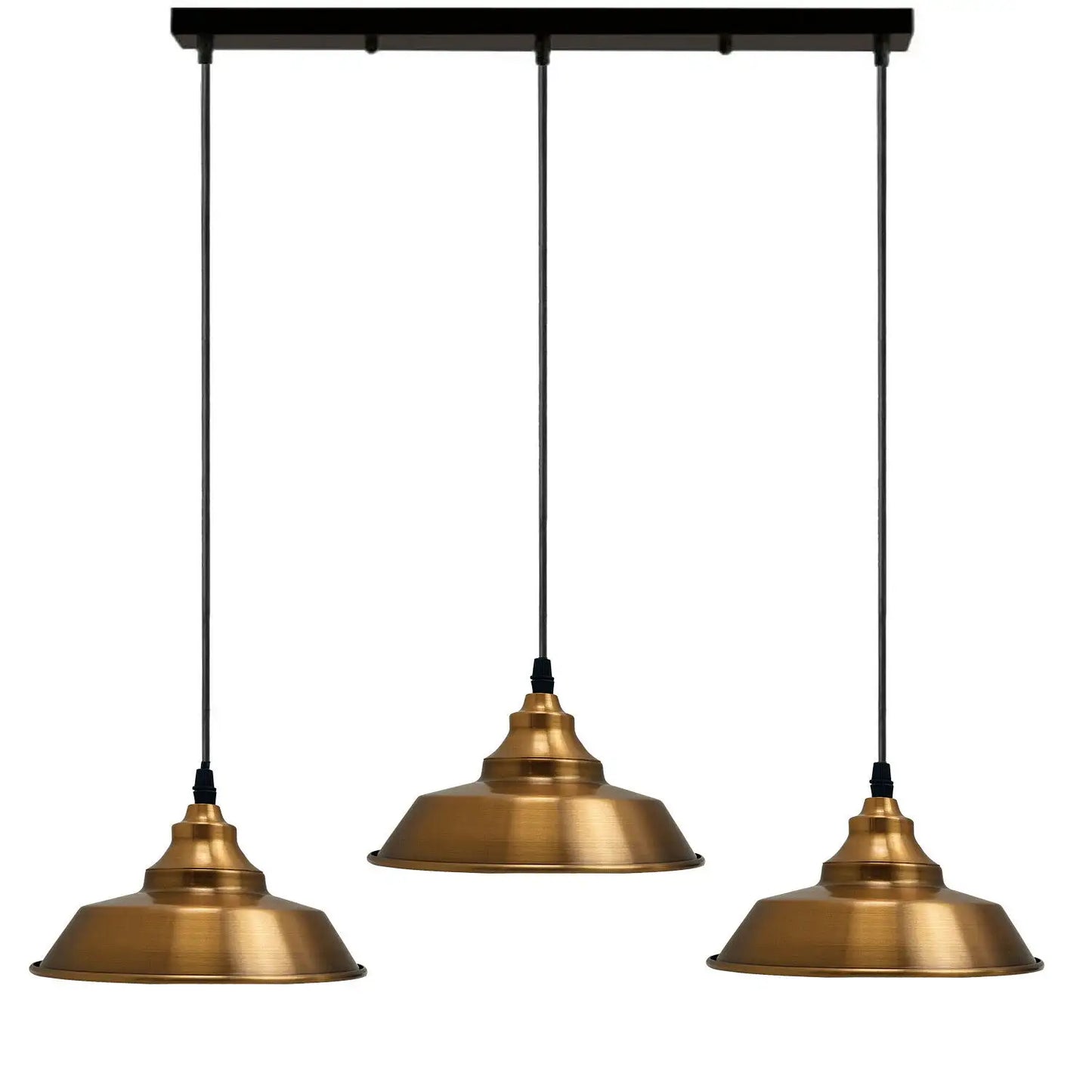 Vintage Metal shade 3 head E27 Ceiling Pendant lights