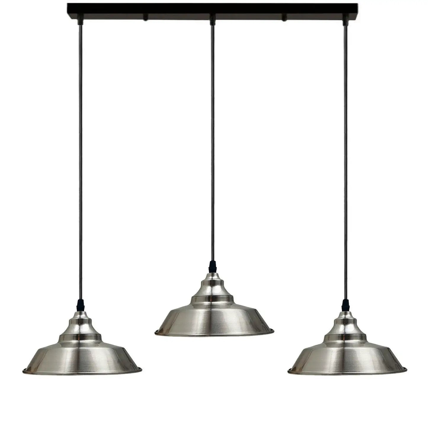 Vintage Metal shade 3 head E27 Ceiling Pendant lights