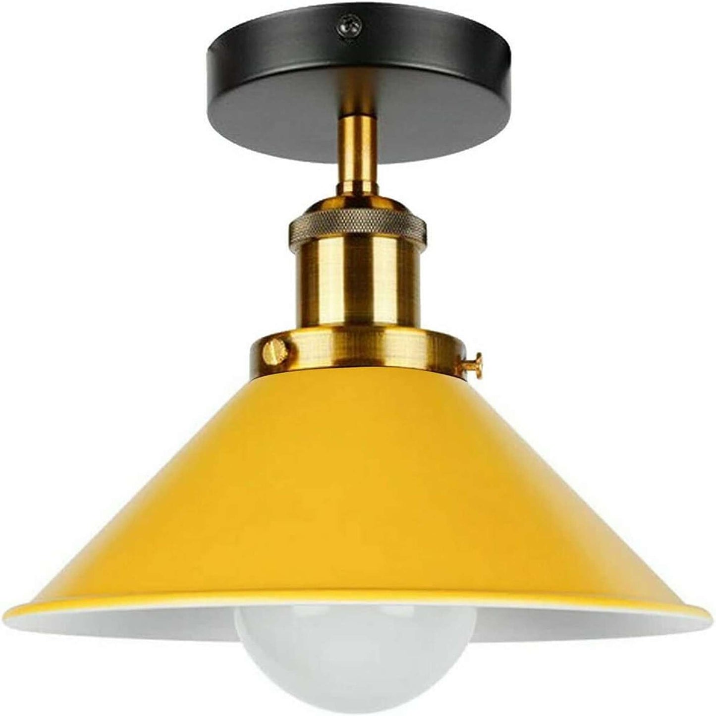 Semi Flush Mount Cone Shape Lamp Shade Lights