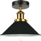 Semi Flush Mount Cone Shape Lamp Shade Lights