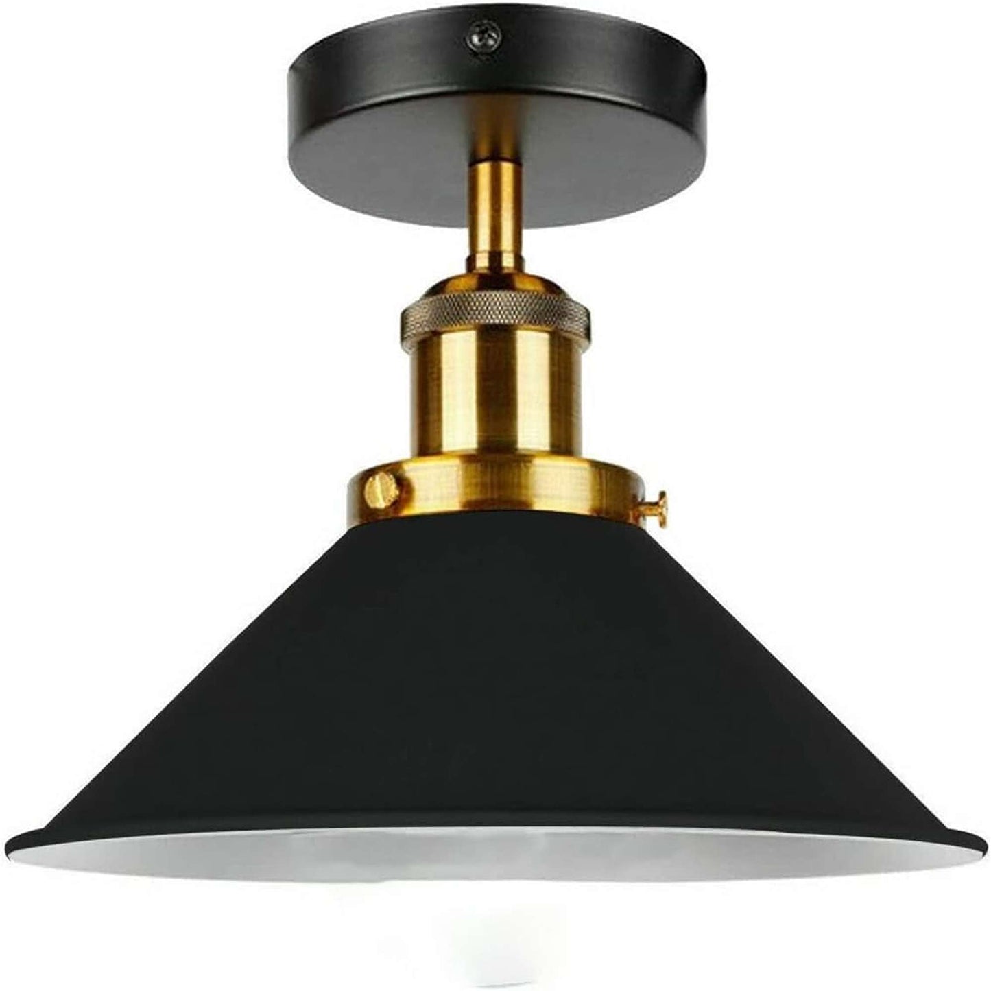 Semi Flush Mount Cone Shape Lamp Shade Lights