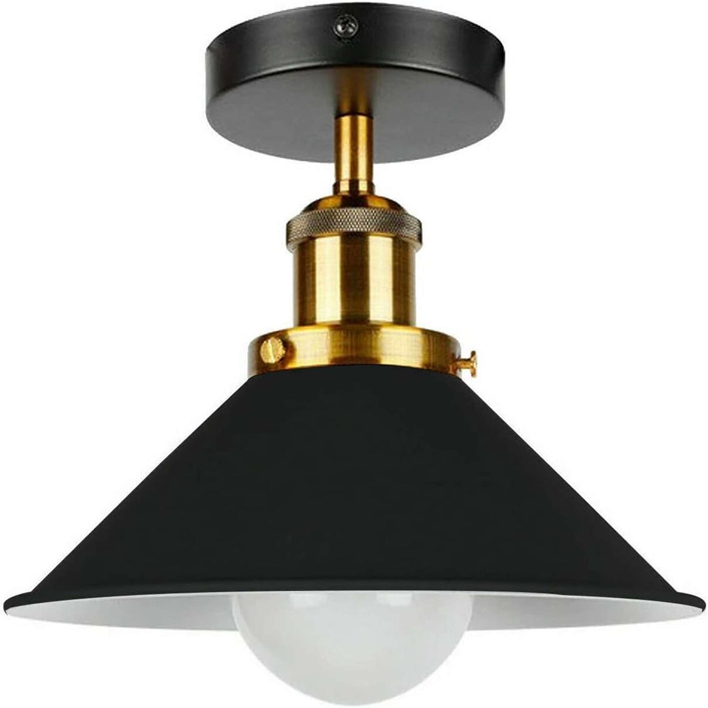 Semi Flush Mount Cone Shape Lamp Shade Lights