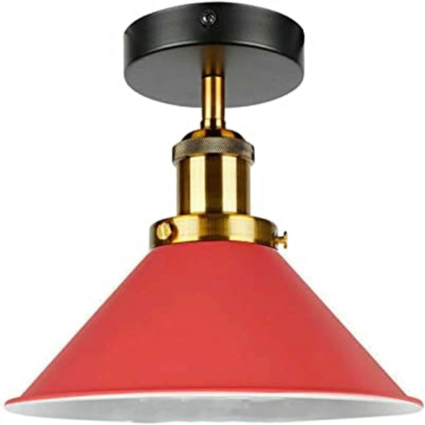 Semi Flush Mount Cone Shape Lamp Shade Lights