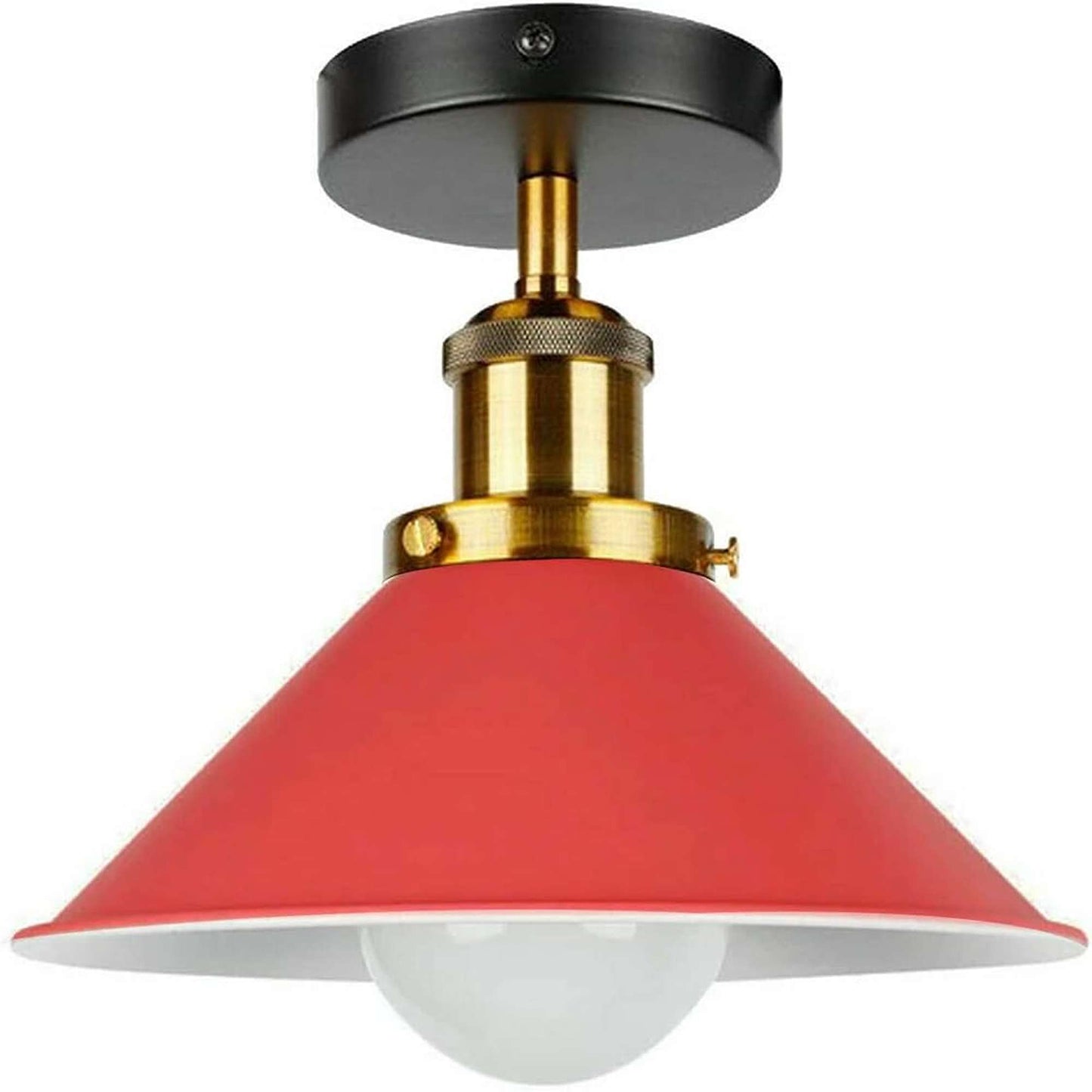 Semi Flush Mount Cone Shape Lamp Shade Lights