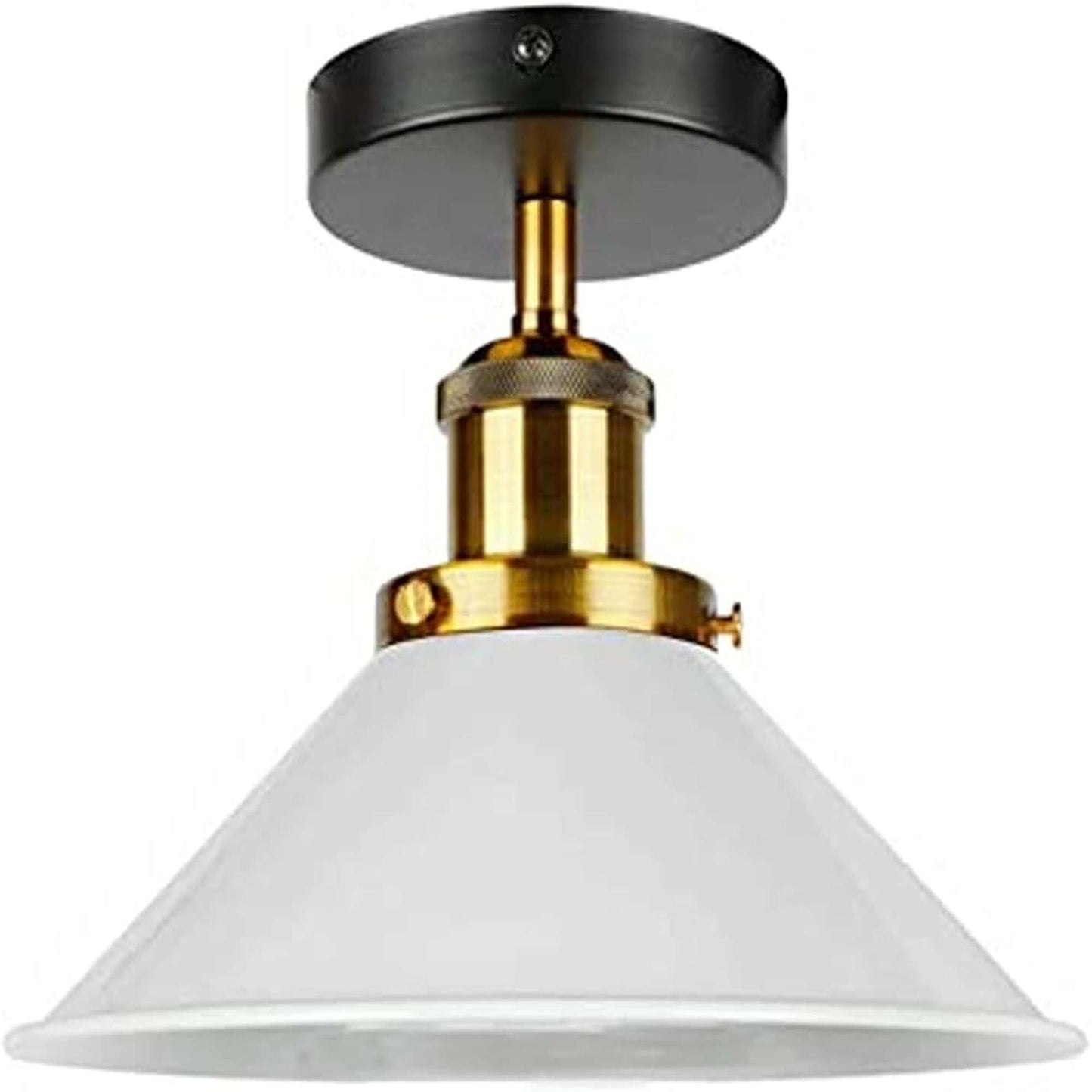 Semi Flush Mount Cone Shape Lamp Shade Lights