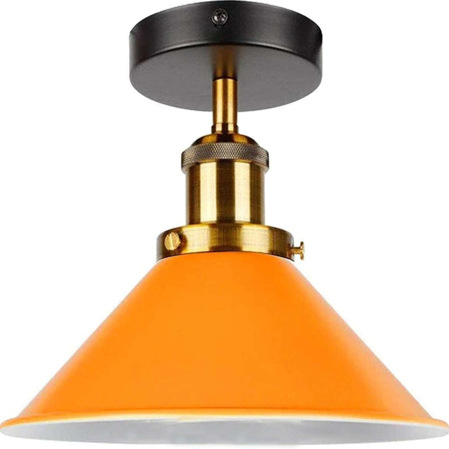 Semi Flush Mount Cone Shape Lamp Shade Lights