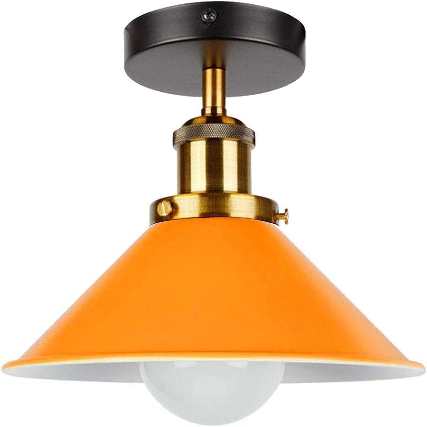 Semi Flush Mount Cone Shape Lamp Shade Lights