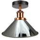 Semi Flush Mount Cone Shape Lamp Shade Lights