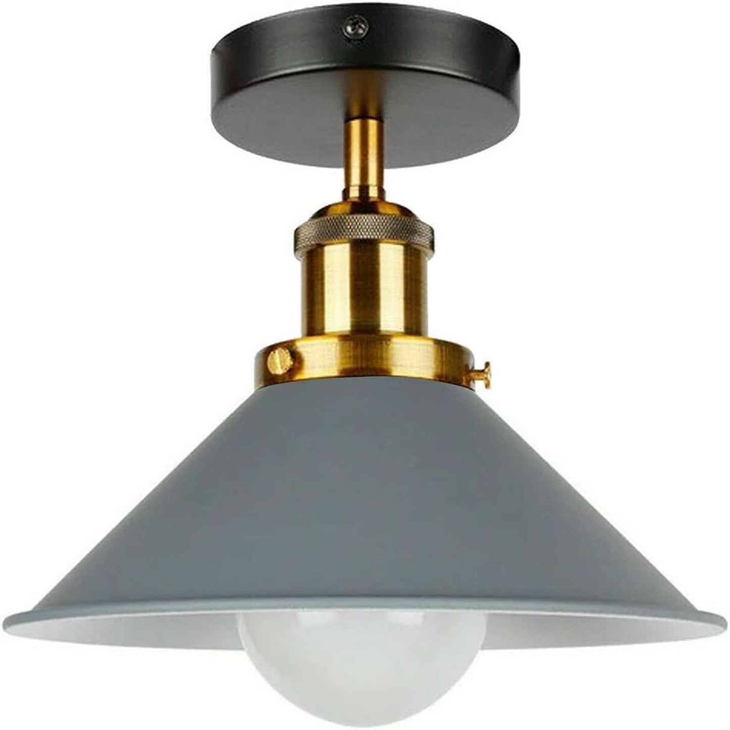 Semi Flush Mount Cone Shape Lamp Shade Lights