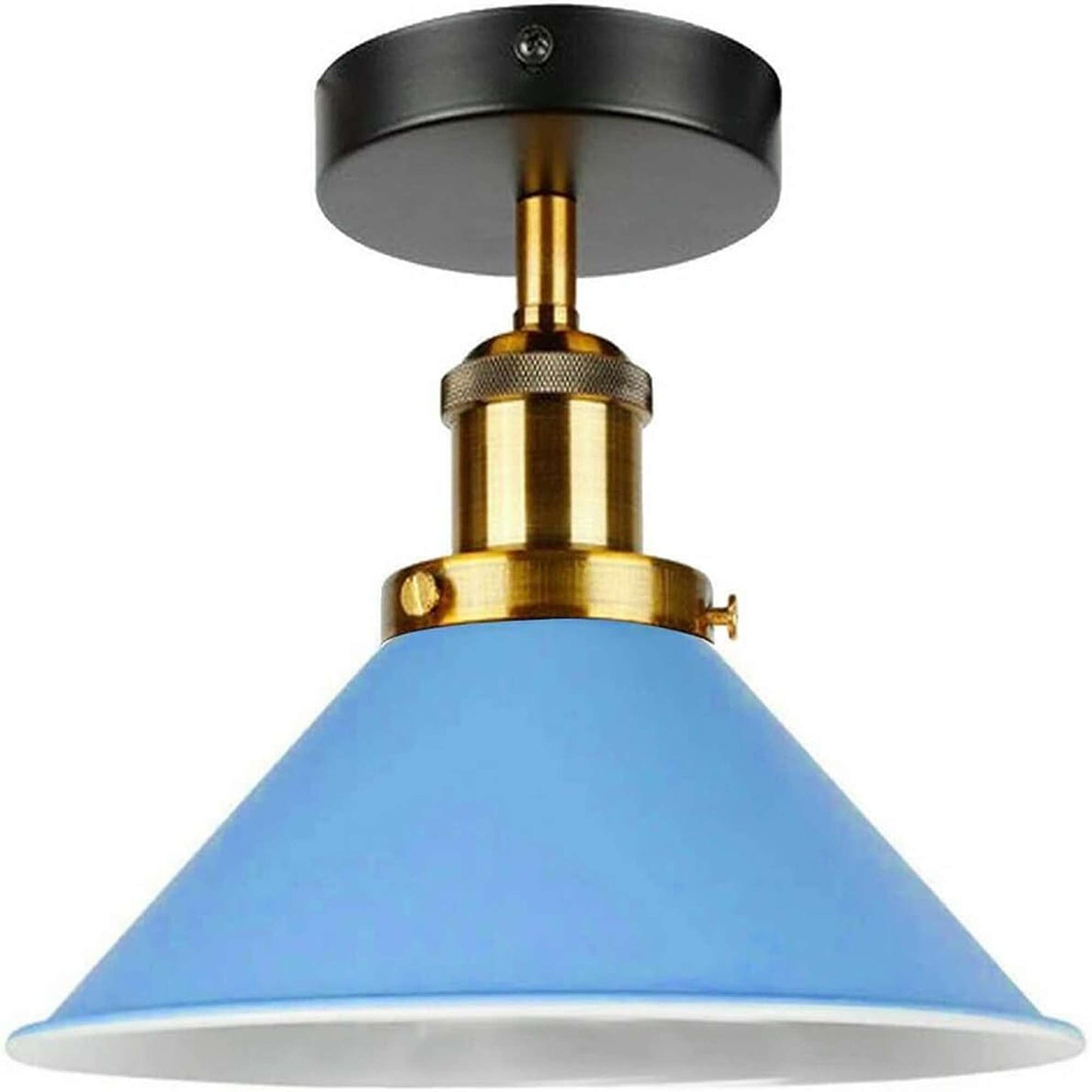 Semi Flush Mount Cone Shape Lamp Shade Lights