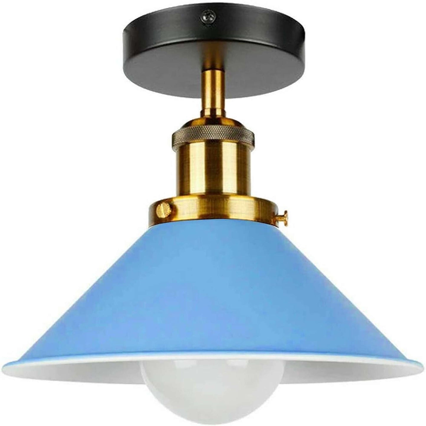 Semi Flush Mount Cone Shape Lamp Shade Lights