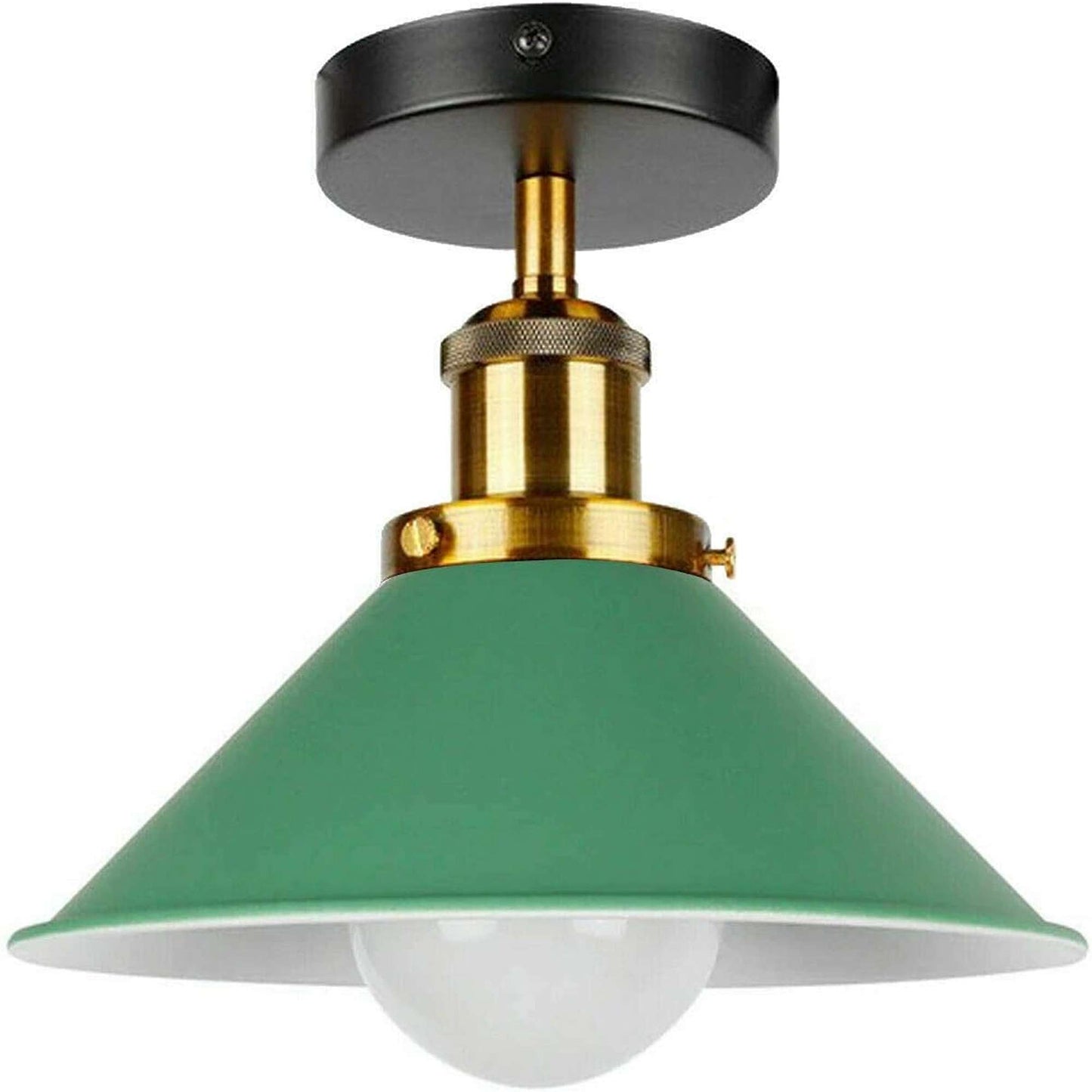 Semi Flush Mount Cone Shape Lamp Shade Lights