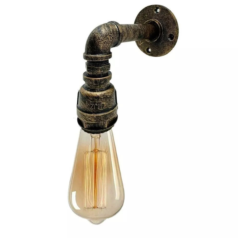 Retro Steam Punk Water Pipe Wall Sconce Wall Lamp