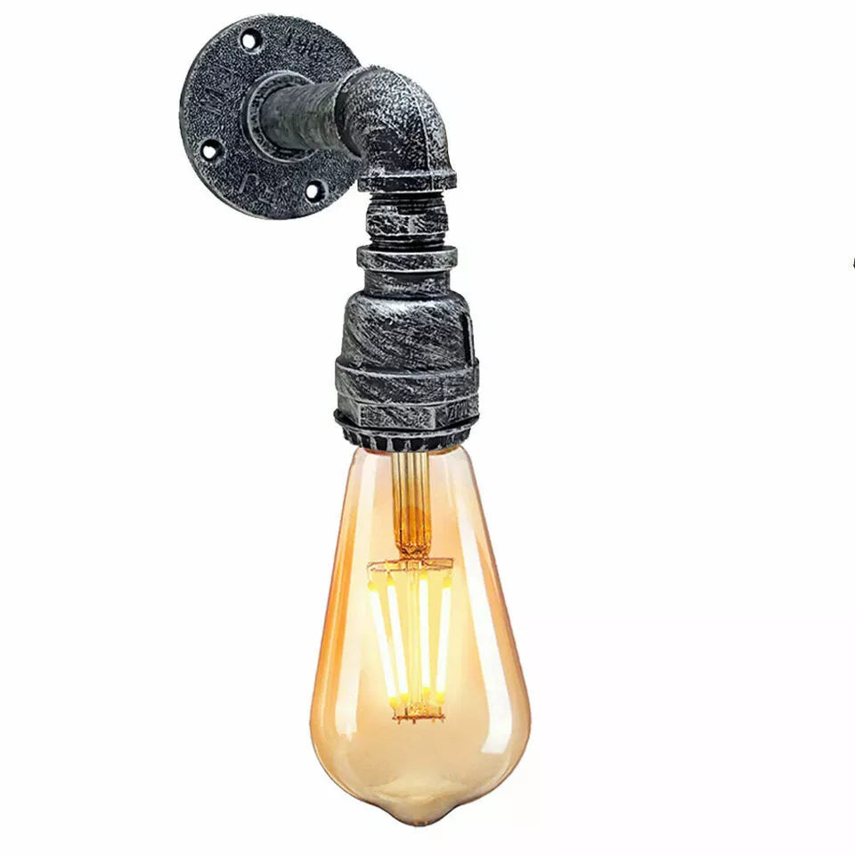 Retro Steam Punk Water Pipe Wall Sconce Wall Lamp